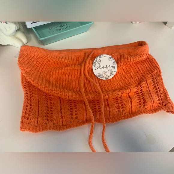 5 for $25- NWT Size Large Jolie and Joy Orange Tank Top - Picture 6 of 10